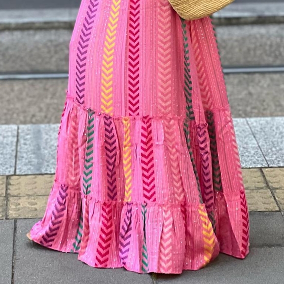 Pink Prism Maxi Skirt - Picture 6 of 9
